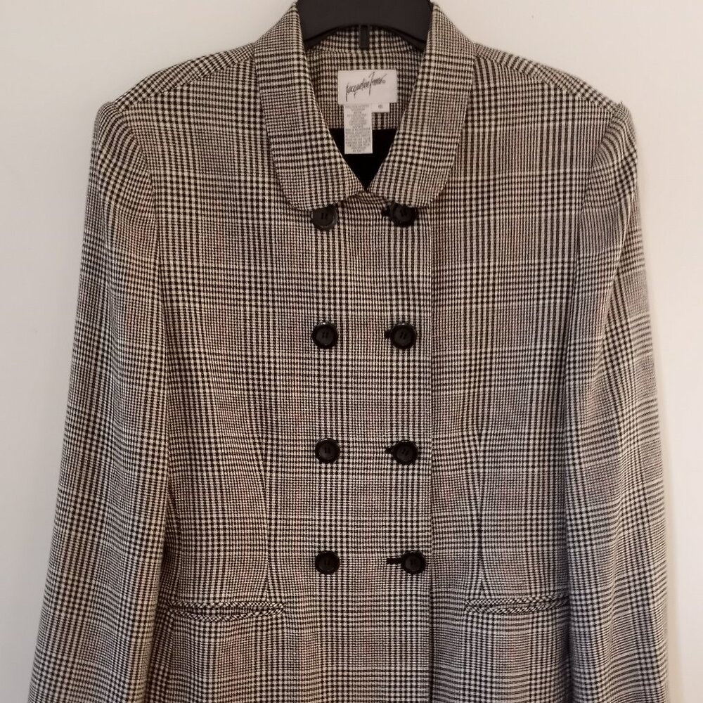 'Jacqueline Ferrar' Retro Checked Jacket EUC